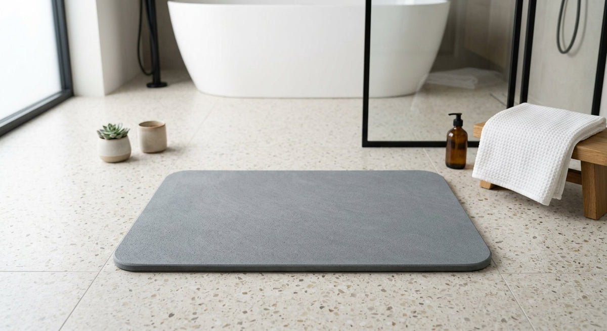 Tapis de Bain Ultra-Absorbant – Des Pieds Secs en Sortie de Douche