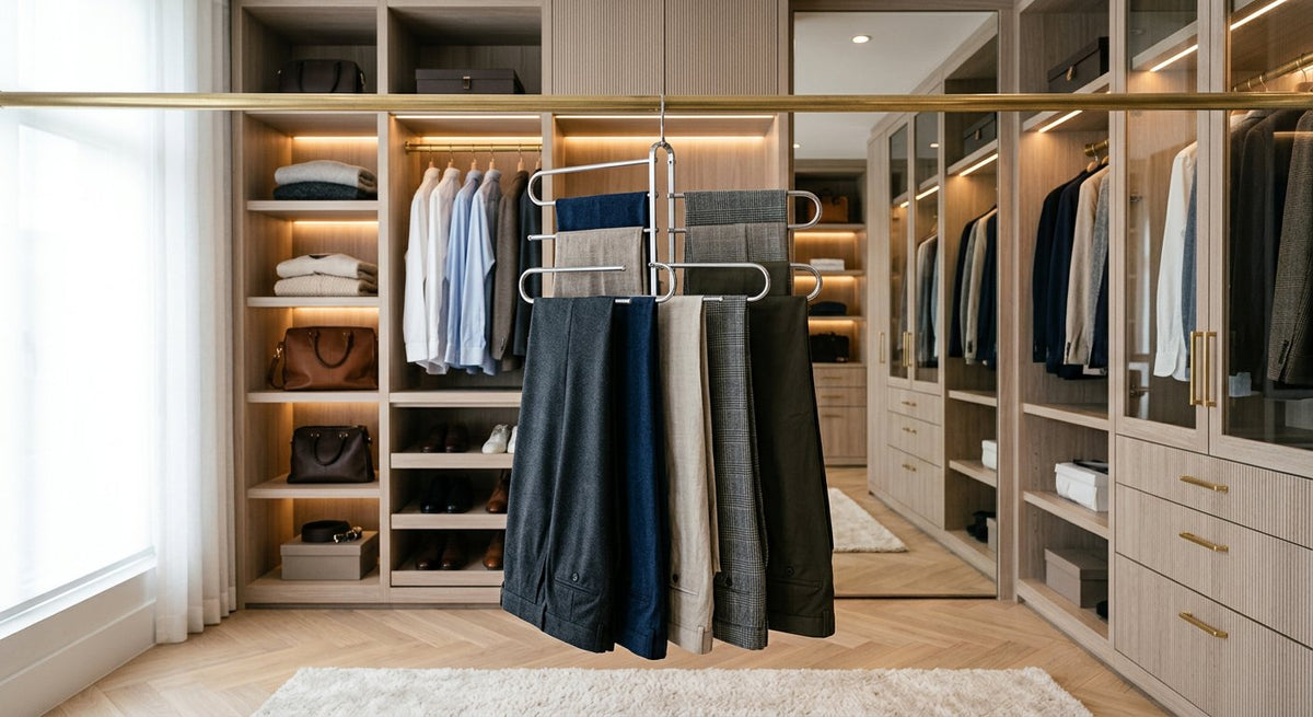 Cintre Gain de Place Magique – Multipliez votre Espace Dressing