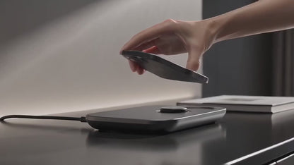 Station de Charge Rapide 3-en-1 – L'Élégance Minimaliste pour vos Appareils