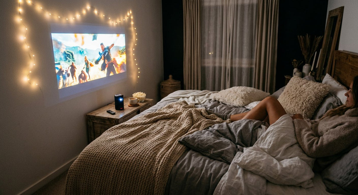 Cinéma de Poche – Transformez n'importe quel Mur en Écran Géant